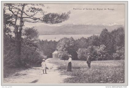 VD BOUGY 1915-VII-5 Bougy-Villars Pavillon, Jardin du Signal Photo