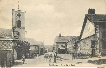 Suisse Burtigny rue du village 1908