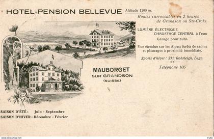 MAUBORGET SUR GRANDSON HOTEL PENSION BELLEVUE