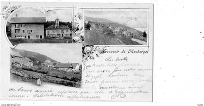 SOUVENIR DE MAUBORGET      (CARTE PRECURSEUR)