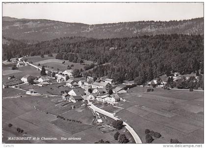 Suisse - Mauborget et le Chasseron - Vue aérienne - 1958