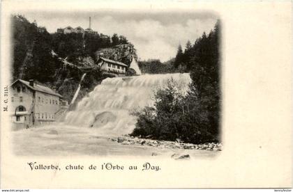 Vallorbe - chute de l Orbe au Day