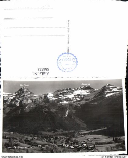 586578,Foto Ak Les Diablerets Ormont-Dessus Switzerland