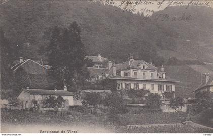 Suisse - Vinzel - Pensionnat - Postmarked 1912