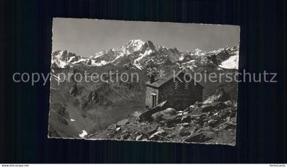 11962437 Cabane de Valsorey Schutzhaus Mont Blanc Walliser Alpen Bourg Saint Pie