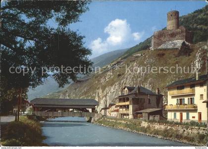 11980461 Martigny VS Martigny pont couvert et chateau Batiaz Martigny