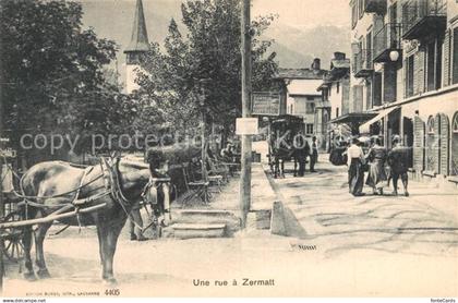 13558776 Zermatt VS Une rue a Zermatt Zermatt VS