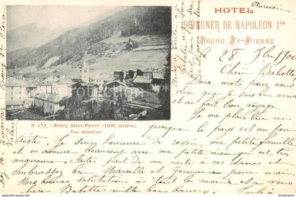 13821858 Bourg Saint Pierre Vue generale Bourg Saint Pierre