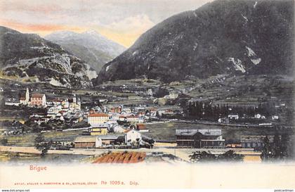 Suisse - Brigue-Glis (VS) Panorama - Ed. H. Guggenheim 1095