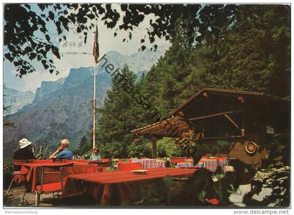 Leukerbad - Restaurant Buljes - AK Grossformat - Edition Foto Zbinden Schwarzenburg gel. 1978