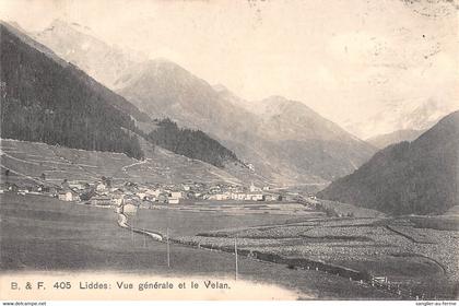 CPA SUISSE LIDDES VUE GENERALE ET LE VELAN