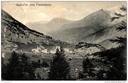 Saas-Fée avec Fletschhorn