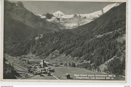 SUISSE - VALAIS - SAAS - Grund gegen Allalinhorn