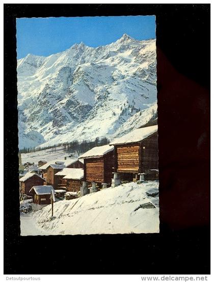 SAAS FEE  Valais : Täschhorn Dom Lenzspitze