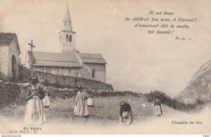 En Valais - Chapelle de Vex