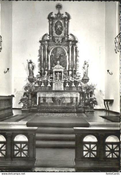 10554282 Baar ZG Kirche Heim x 1955 Baar