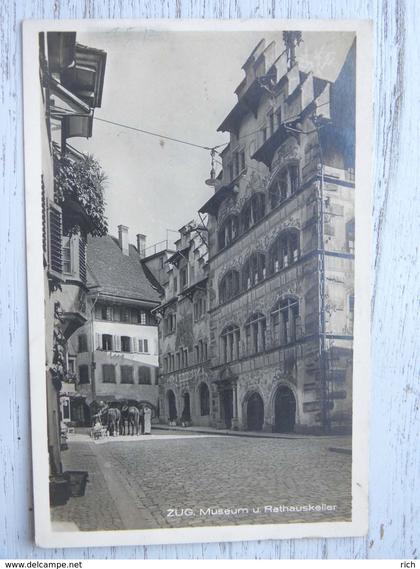 CP SUISSE - Zug. Museum u. Rathauskeller - Zoug