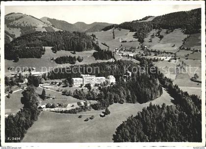 11657743 Wald ZH Fliegeraufnahme Zuercher Heilstaette Wald Faltigberg Wald ZH