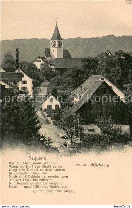 13736478 Kilchberg ZH Ortsmotiv mit Kirche Kilchberg ZH