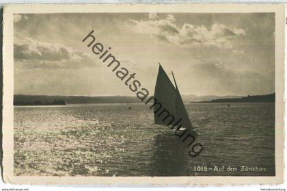 Auf dem Zürichsee - Foto-Ansichtskarte