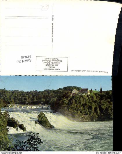 619445,Rheinfall m. Schloss Laufen Laufen-Uhwiesen