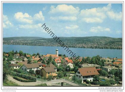 Thalwil mit Zürichsee - AK Grossformat - Verlag Rud. Suter Oberrieden