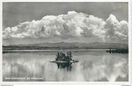 Switzerland Zurich RICHTERSWIL Insel Schonenwerd 1946 postcard