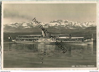 Am Zürichsee - Dampfschiff Stadt Rapperswil - Verlag Photo-Rotation Wilhelm Pleyer Zürich