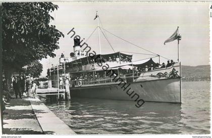 Am Zürichsee - Raddampfer Stadt Zürich - Verlag Photoglob-Wehrli AG Zürich