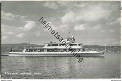 Zürichsee - Motorschiff Limmat - Verlag Photoglob-Wehrli AG Zürich