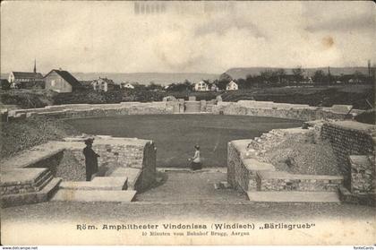 11377647 Windisch AG Vindonissa Roem. Amphitheater Baerlisgrueb