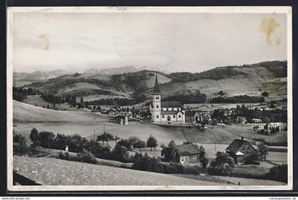 AK Haslen / Appenzell, Panoramablick auf den Ort