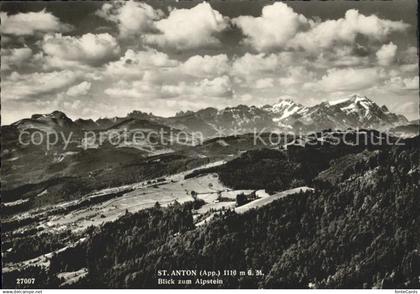 11625785 St Anton Gais Blick zum Alpstein St. Anton