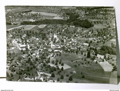 Beromünster. Kanton Luzern. Schweiz. Alte Ansichtskarte s/w. ungel. Alter o.A., Luftbild, Fliegeraufnahme, Pan