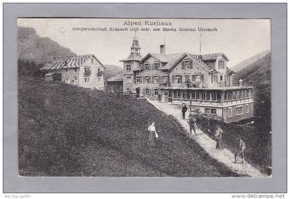 AR URNÄSCH 1913.VIII.25. Urnäsch  Alpen Kurhaus Foto