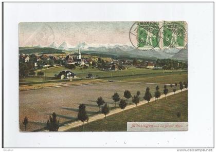 MUNSINGEN UND DIE BERNER ALPEN 1909