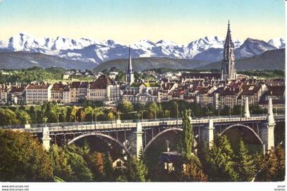 POSTAL  BERNA  -SUIZA  -BERNE ET LES ALPES