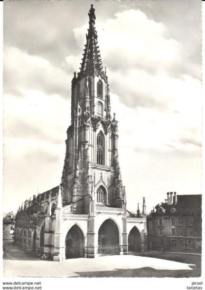 POSTAL    BERNA  -SUIZA  -LA CATEDRAL  ( LA CATHÉDRALE  - MÜNSTER )