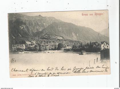 GRUSS AUS BONIGEN 696       1901