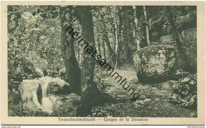 Twannbachschlucht - Gorges de la Douanne - Verlag J. Monbaron Neuveville