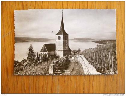 Ligerz Kirkche, Gléresse l'Eglise  cca 1939 FOTO-AK  VF /XF   D2675