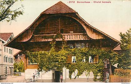 cpa Bernerhaus - Chalet Bernois - ( Matten bei Interlaken, Hauptstrasse 11 )