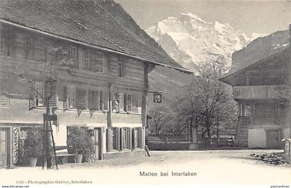 MATTEN BEI INTERLAKEN (BE) Dorfpartie - Verlag Gabler 7135