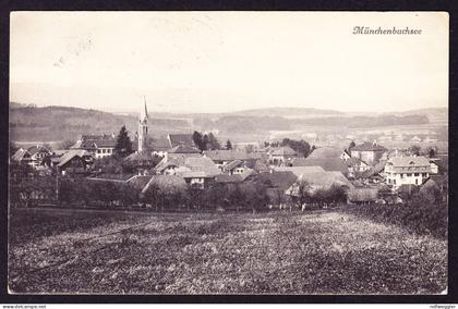 1912 gelaufene AK aus Münchenbuchsee.