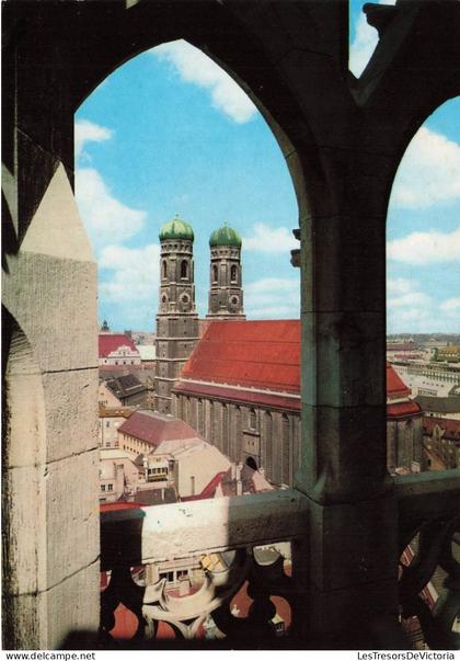 SUISSE - München - Frauenkirche - Vue générale - Griffe München - Colorisé - Carte postale