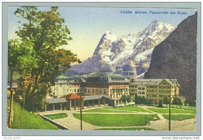 BE MÜRREN Palacehôtel 1925-07-17 Foto Wehrli AG