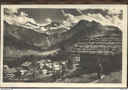 11303487 Adelboden Blick auf Adelboden mit Wildstrubel Adelboden BE