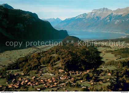 13628315 Brienzwiler Fliegeraufnahme mit Ballenberg und Brienzersee Brienzwiler