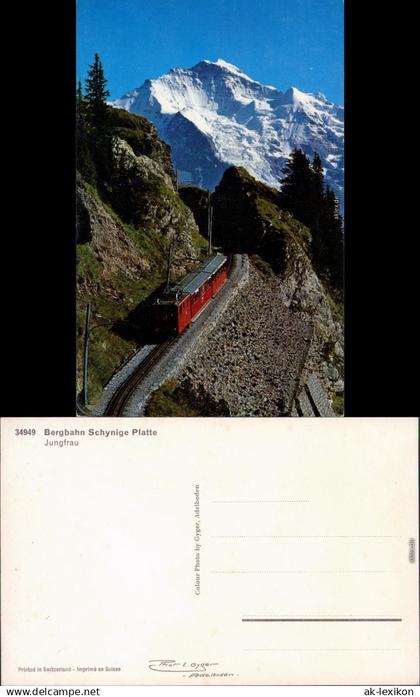 Gsteigwiler Bergbahn Schynige Platte - Jungfrau 1995