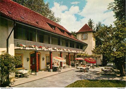 CPSM  SUISSE   "Auberge de la Sauge, canal de la Broye"